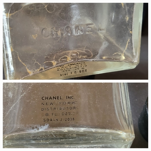 3 vtg CHANEL #5 bottles 1 REFILLABLE ATOMIZER empty - Picture 5 of 5